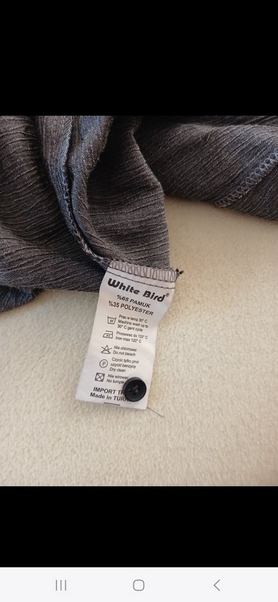 Gri Uzun Kollu  Gömlek - Görsel 3