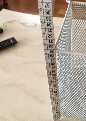 Beyaz Metal Askılı Dolap Düzenleyici Sepet - Görsel 5