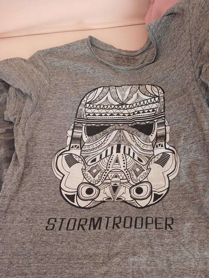 Defacto Gri Kamuflaj Desenli Erkek Tişört - Görsel 2