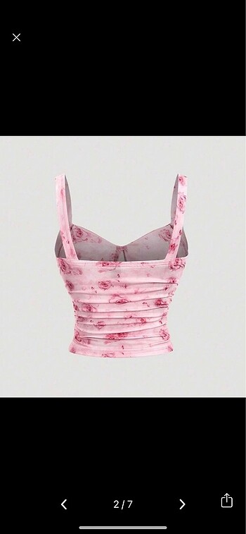 Sheinside Shein Pembe Büstiyer