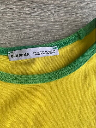 Bershka Bershka sarı crop