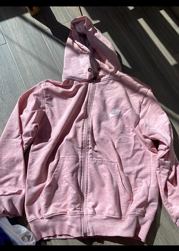 Nike Orjinal Pembe Kapusonlu Sweatshirt Hoodie