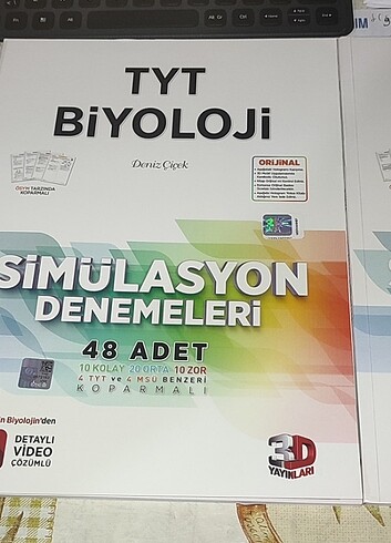 3D TYT 48li FEN Denemeleri 2023-2024