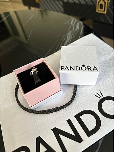 Pandora Pandora moments family aile charm gümüs rose renkli