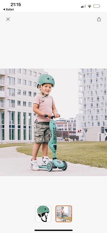 Scoot and ride kask scooter kaskı sıfırdır xxs beden
