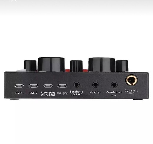 Beden Renk V8 Ses Kartı Mixer Sıfır Kutulu