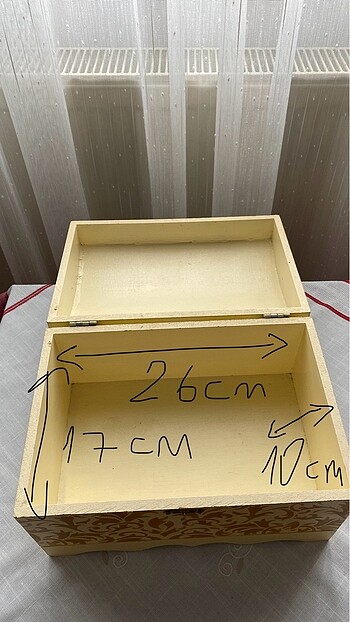  Beden 2 adet el yapımı sandık ahşap