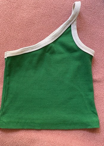 Yeşil Tek Omuz crop