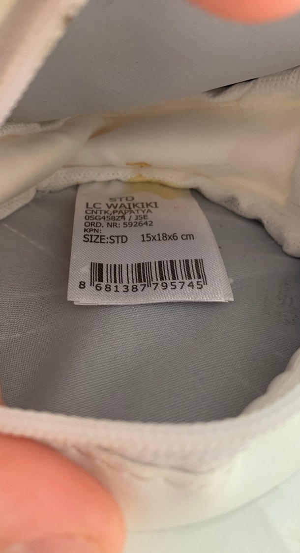 LCW çocuk ışıltılı Beyaz Çiçek çanta - Görsel 4