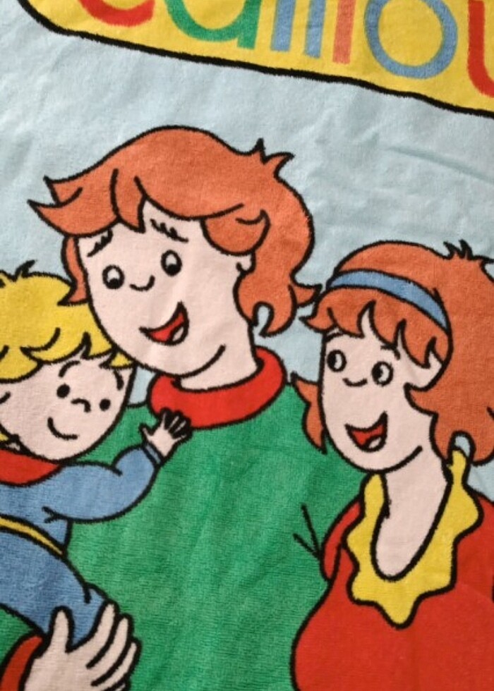 Caillou lisanslı plaj havlusu - Görsel 2