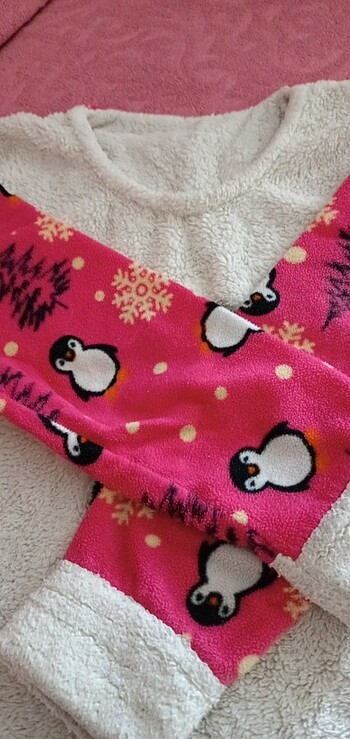 11-12 Yaş Beden Polar pijama takımı