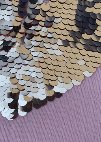12-13 Yaş Beden pembe Renk Defakto Payet İşlemeli kız çocuk elbise