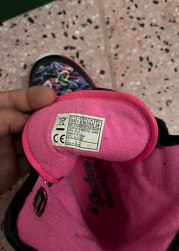 Skechers Renkli Kız Çocuk Spor Ayakkabısı Velcro