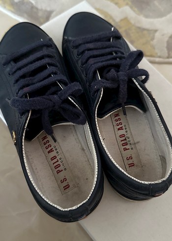 U.S Polo Assn. Lacivert Bağcıklı Kadın Spor Ayakkabı