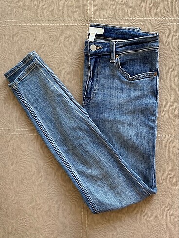 38 Beden mavi Renk h&m yüksek bel skinny jean