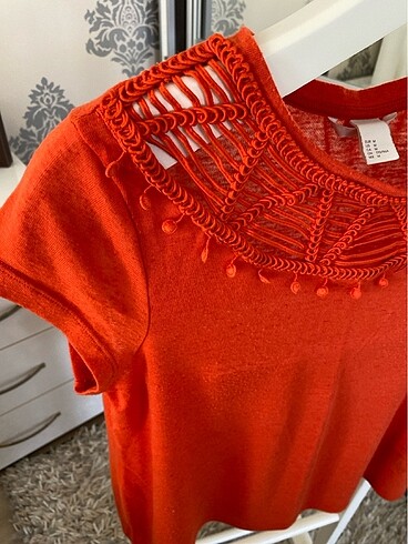H&M Nar çiçeği renginde bluz