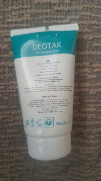 Diğer Deotak Krem Deodorant