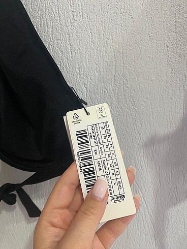 40 Beden Trendyol Siyah Bikini Üst