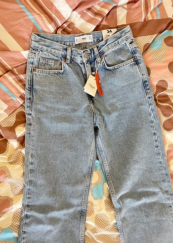 Mango straight mavi jean