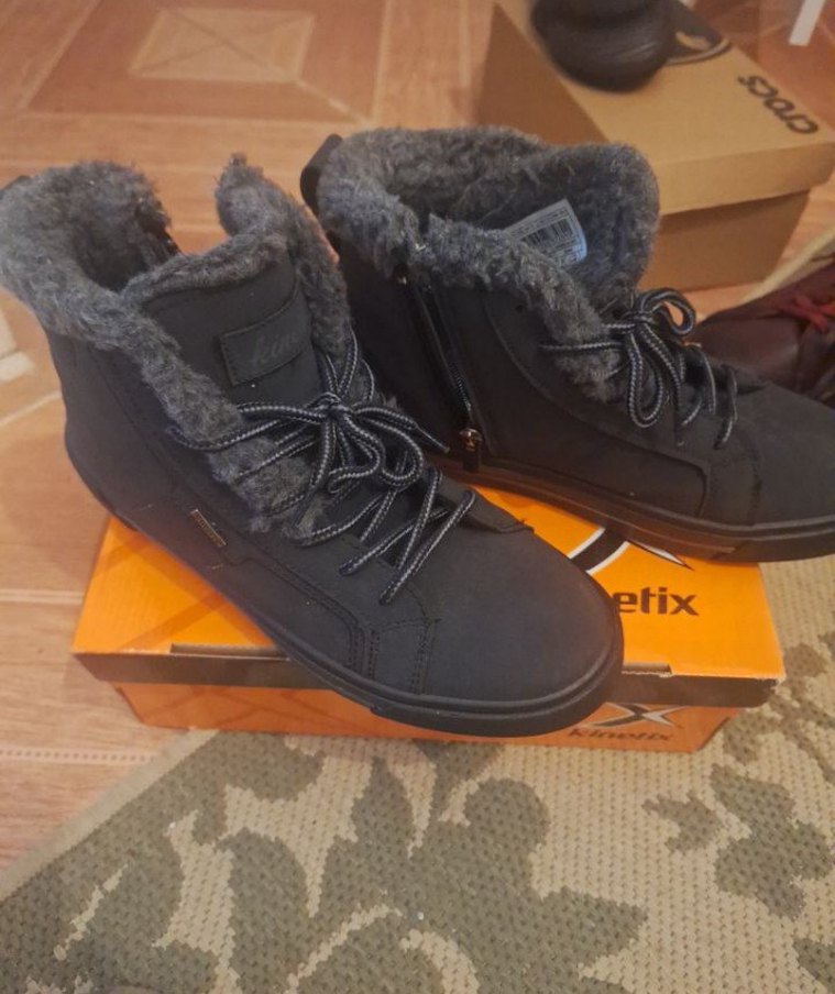 Kinetix Siyah Kürklü Erkek Bot - Görsel 3