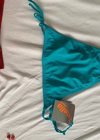 KOM marka mavi ve beyaz bikini altı - Görsel 4