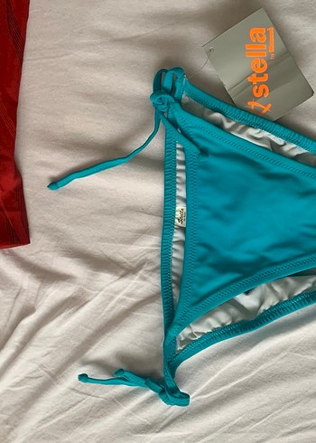 KOM marka mavi ve beyaz bikini altı - Görsel 7