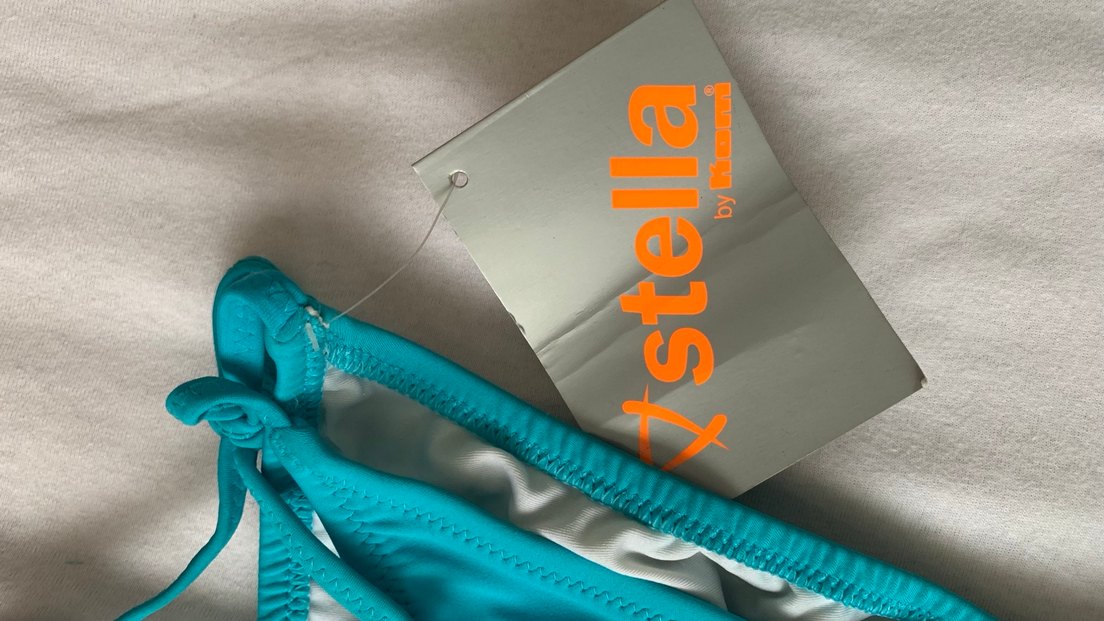 KOM marka mavi ve beyaz bikini altı - Görsel 5