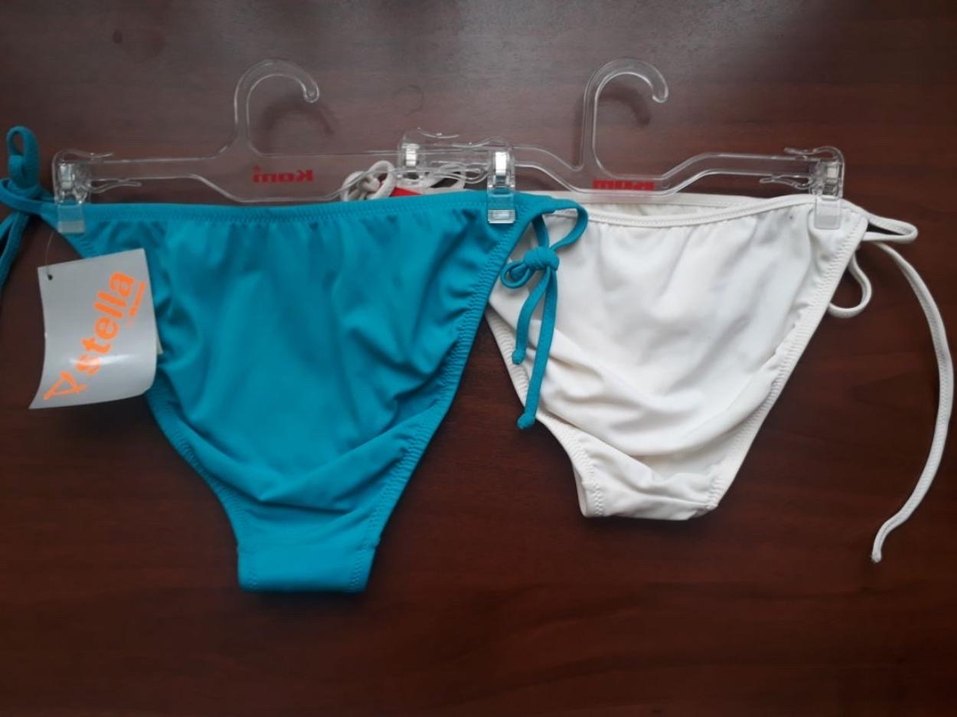 KOM marka mavi ve beyaz bikini altı - Görsel 2