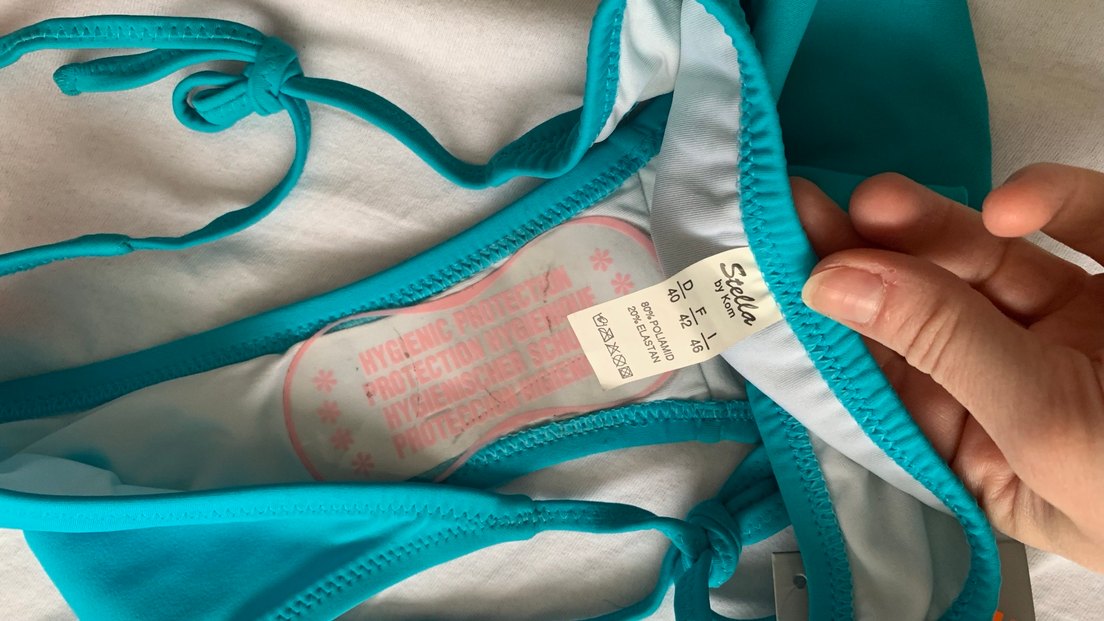 KOM marka mavi ve beyaz bikini altı - Görsel 3