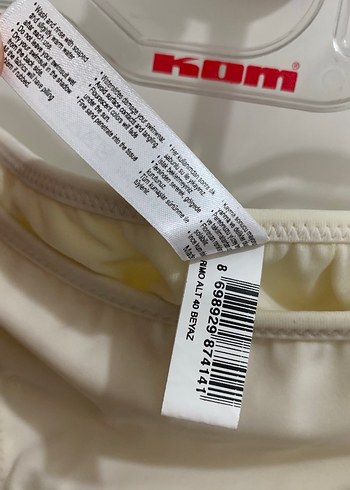 KOM Mavi ve Beyaz ipli Kadın Bikini Altı - Görsel 12