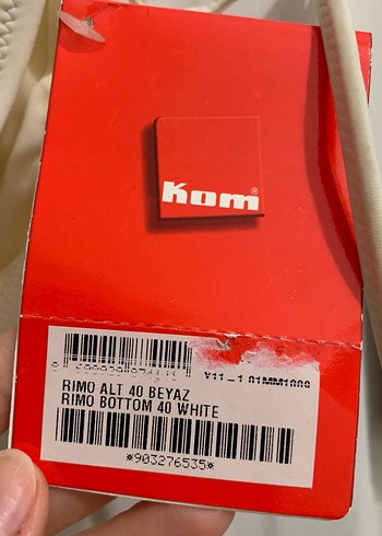 KOM Mavi ve Beyaz ipli Kadın Bikini Altı - Görsel 11