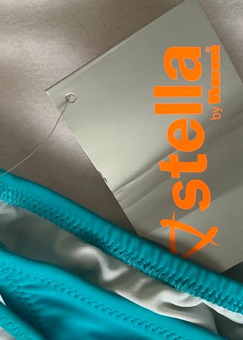 KOM Mavi ve Beyaz ipli Kadın Bikini Altı - Görsel 5