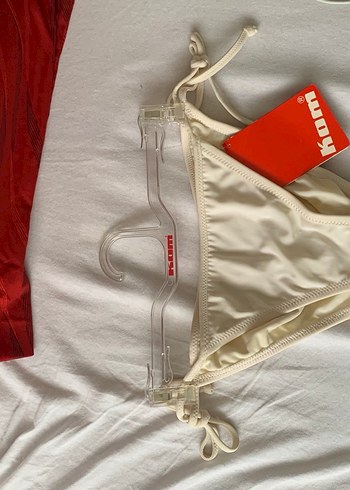 KOM Mavi ve Beyaz ipli Kadın Bikini Altı - Görsel 8