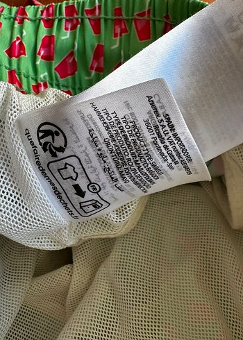 m Beden Renkli Yeşii Erkek Deniz Şortu