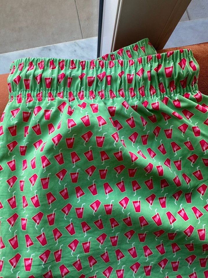 Renkli Yeşii Erkek Deniz Şortu - Görsel 2