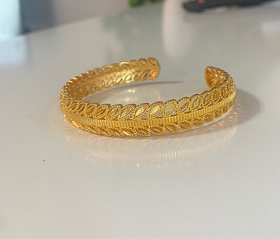 22 ayar altın kaplama bileklik - Görsel 2
