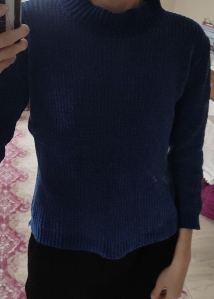 KADIN YARIM YAKA KAZAK - Görsel 3