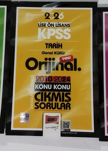 KPSS Orijinal Konu Konu Çıkmış Sorular Seti - Görsel 2