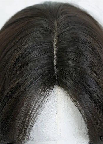 DOĞAL GÖRÜNÜMLÜ SİYAH PERUK - Görsel 3