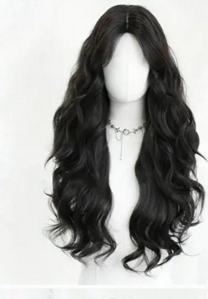 DOĞAL GÖRÜNÜMLÜ SİYAH PERUK - Görsel 2