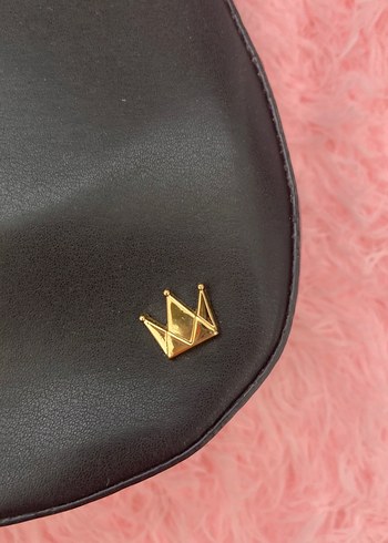 Zara Kürk Detaylı Siyah Deri Kadın Çanta