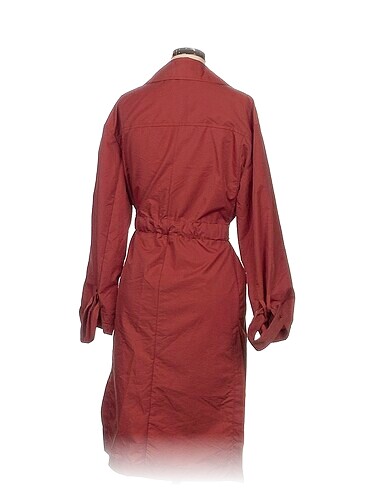 36 Beden Koton Trenchcoat %70 İndirimli.