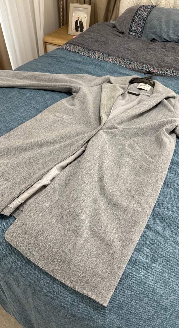 Gri Uzun Klasik Kaban - Görsel 3