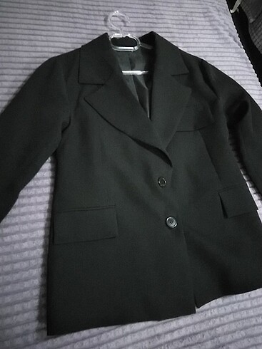 Siyah oversize ceket 