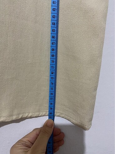 38 Beden Quzu Krem Mini Elbise