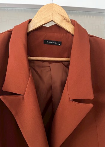 Kahverengi Kadın  Blazer - Görsel 4