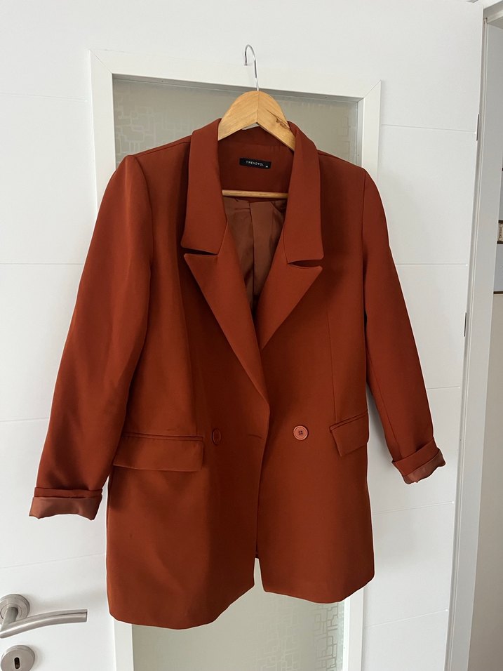 Kahverengi Kadın  Blazer - Görsel 3