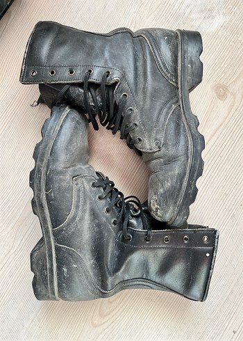 Gri Rugan Bağcıklı Erkek Botları - Görsel 3