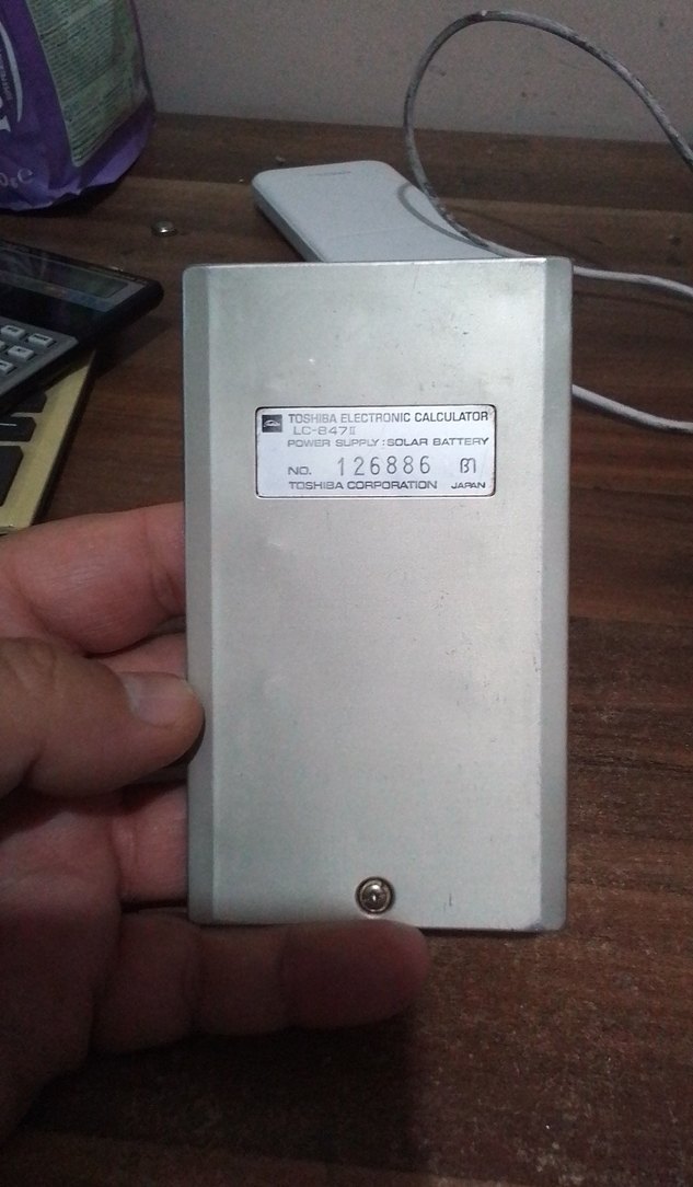 Toshiba Solar LC-847 Hesap Makinesi - Görsel 2