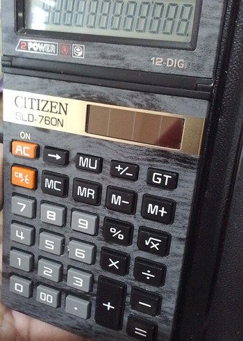 CITIZEN SLD-760N 12 Haneli Hesap Makinesi - Görsel 2